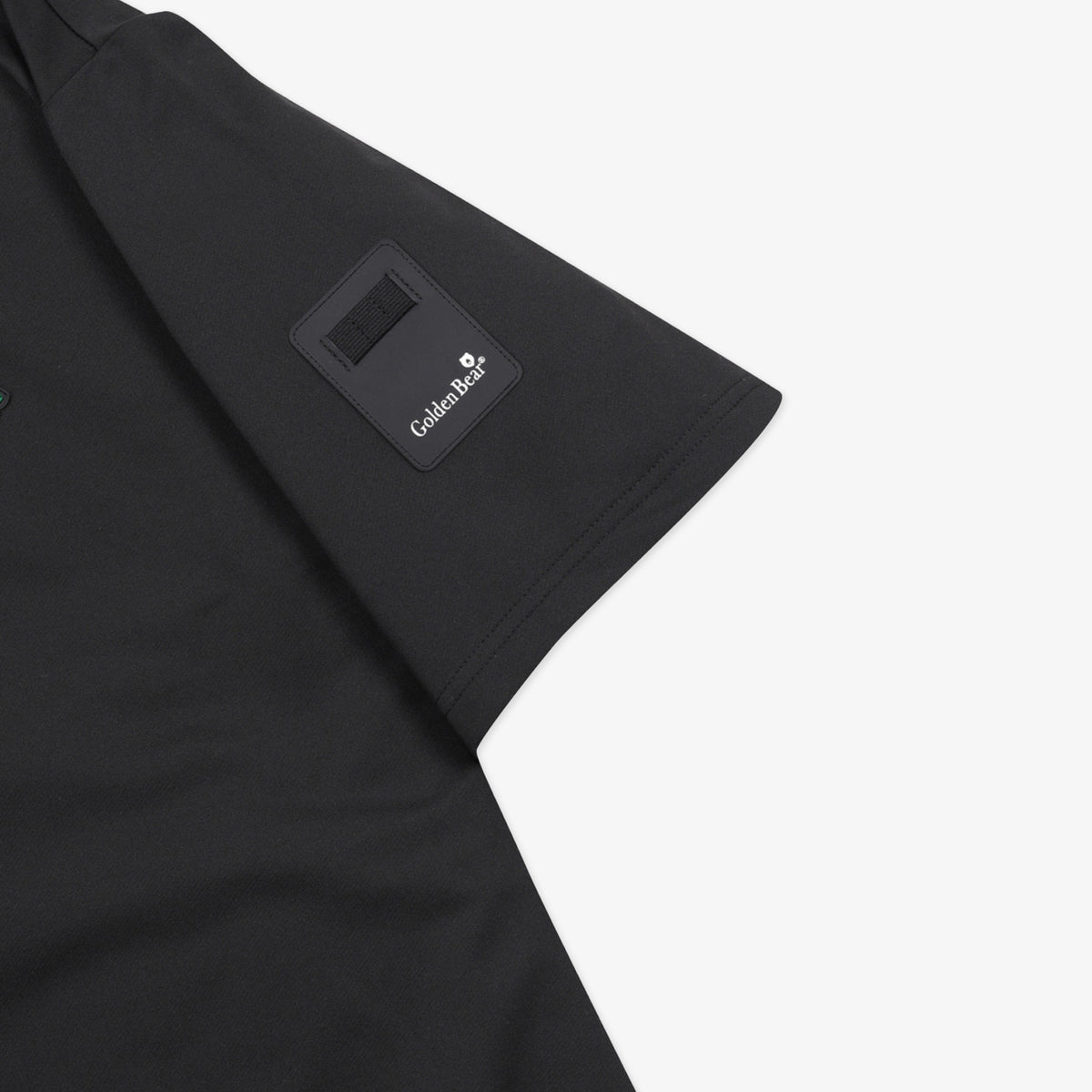 Golden Bear Woven Hoodie T-shirt Black - Erthe Golf