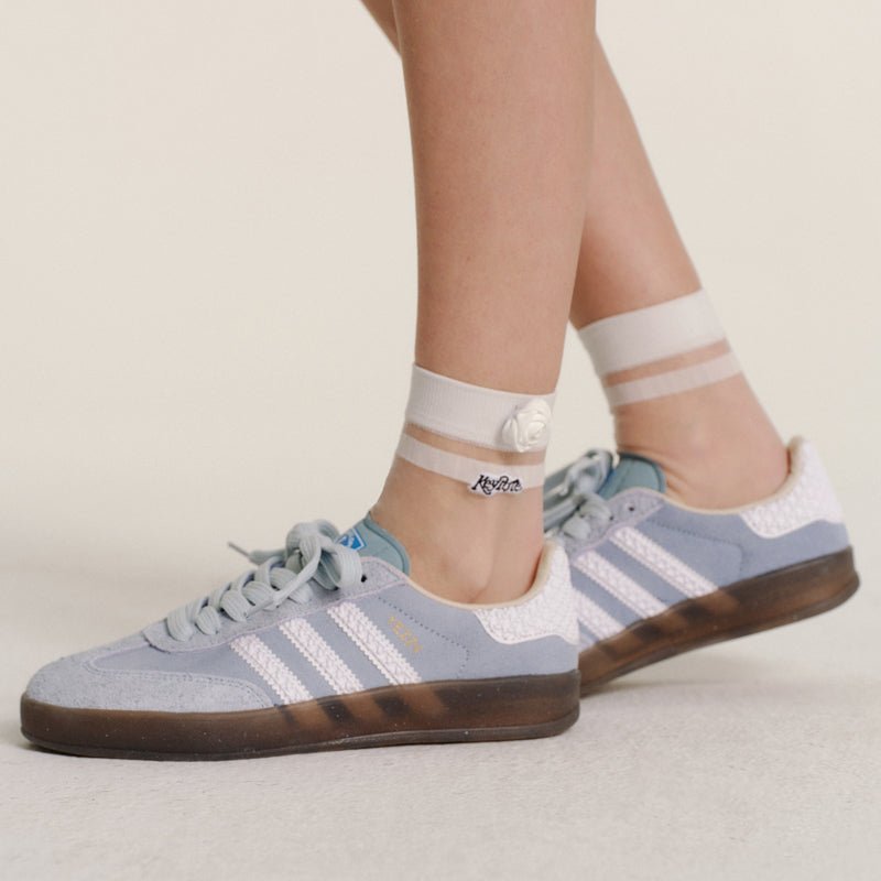 Keypote White Rose Socks - Erthe Golf
