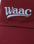 WAAC Logo Cap - Burgundy