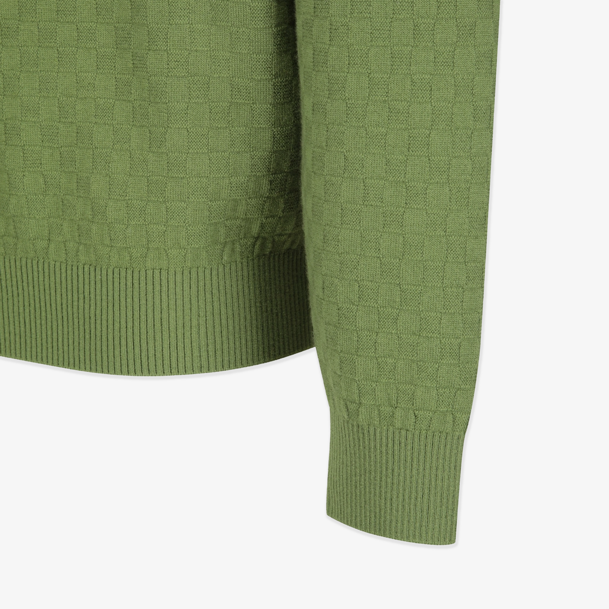 Pearly Gates Men&#39;s Long Sleeve Knit Shirt- Green