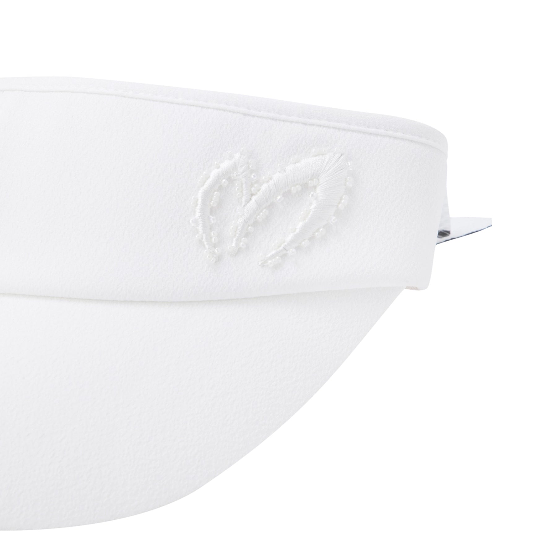 Women's Logo Visor - White