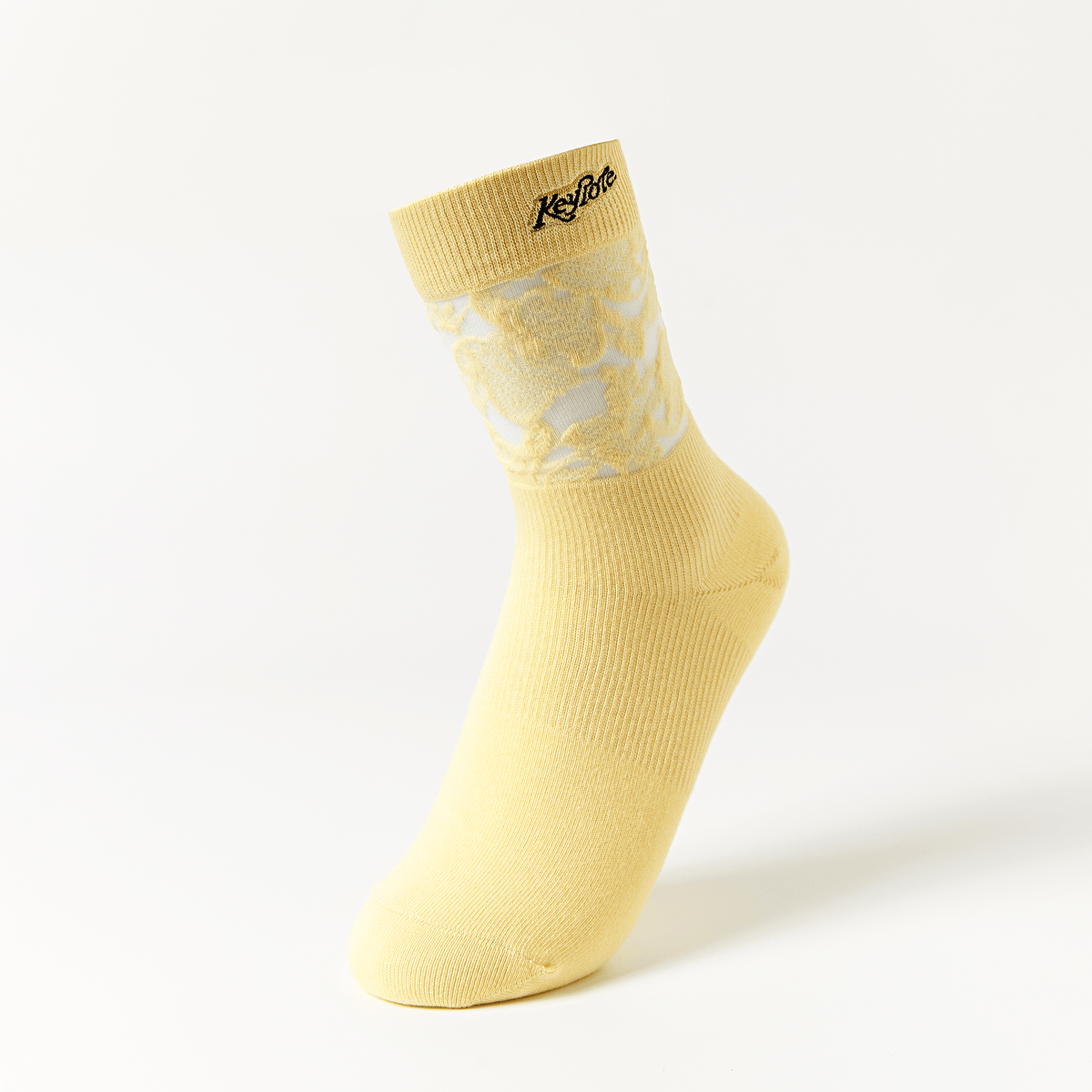 Keypote Women's Lace Sport Socks - Yellow - Erthe Golf