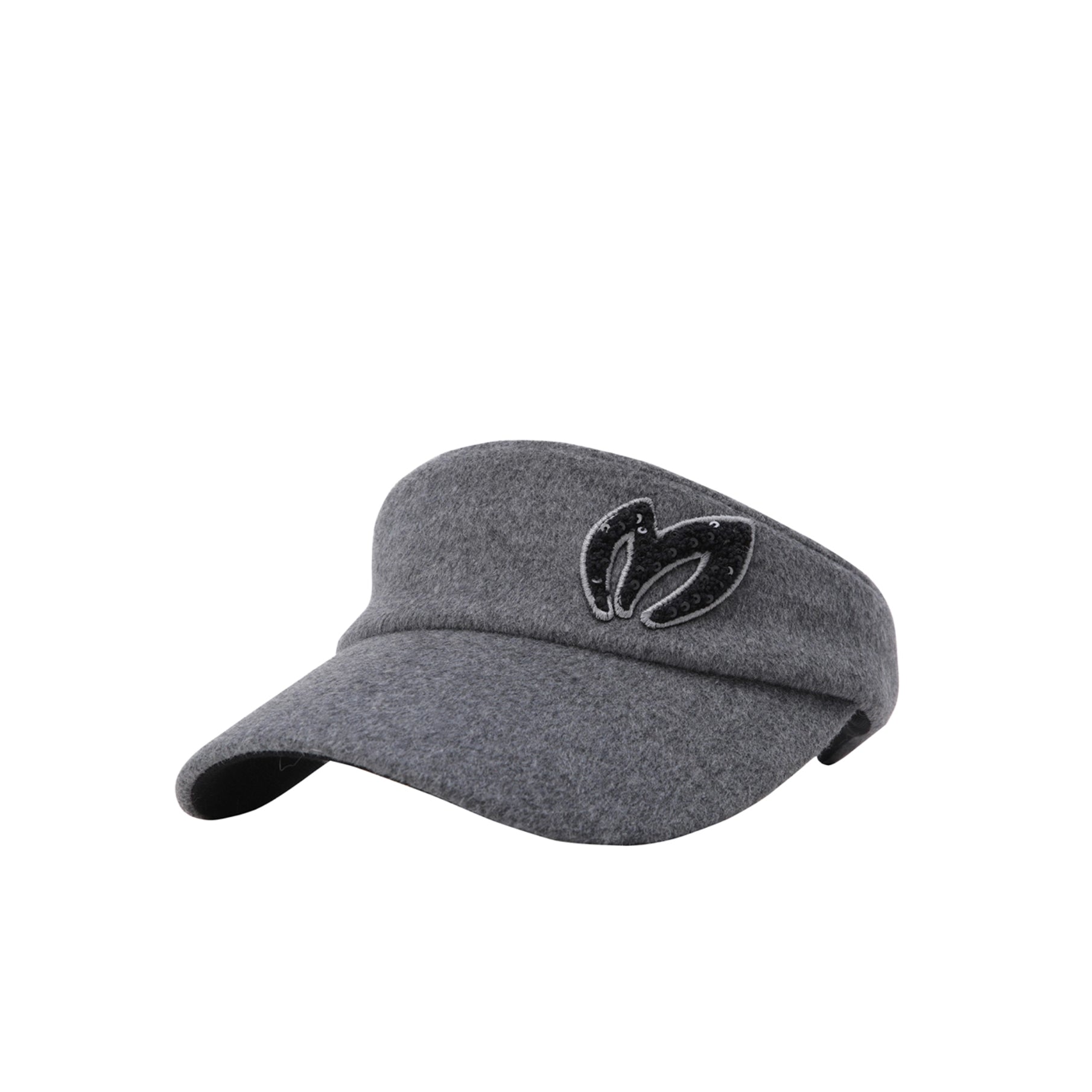 Master Bunny Edition Women&#39;s Fur Visor - Grey - Erthe Golf