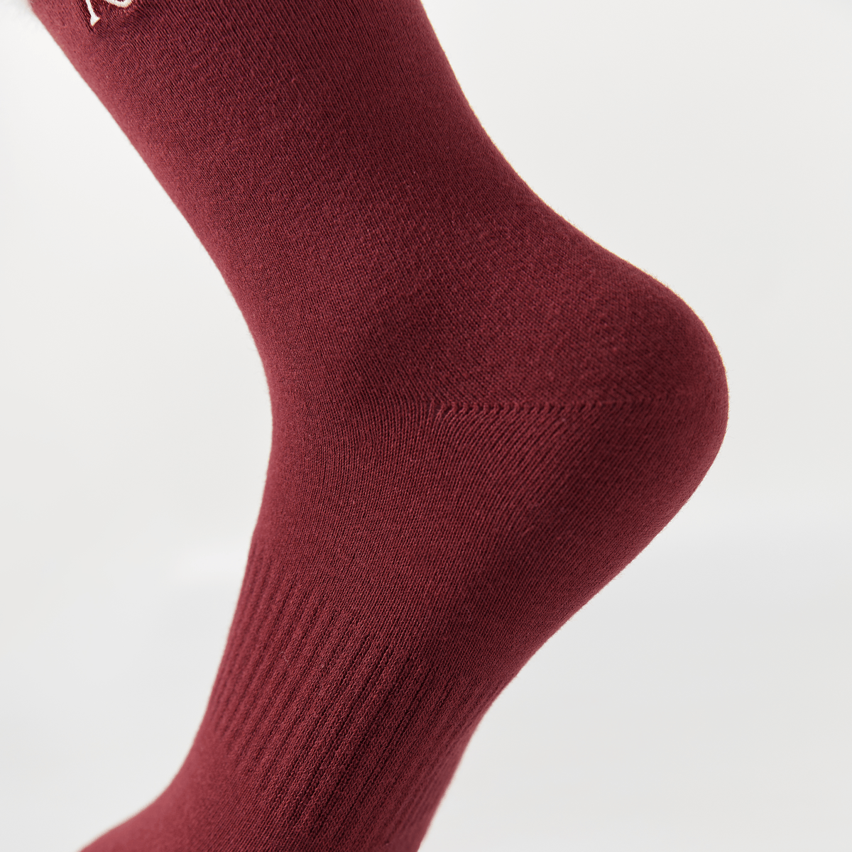 Keypote Women's Fluffy Crew Socks - Burgandy - Erthe Golf