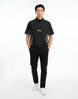 [WAAC x JONES] Men's Zip Top - Black - Erthe Golf