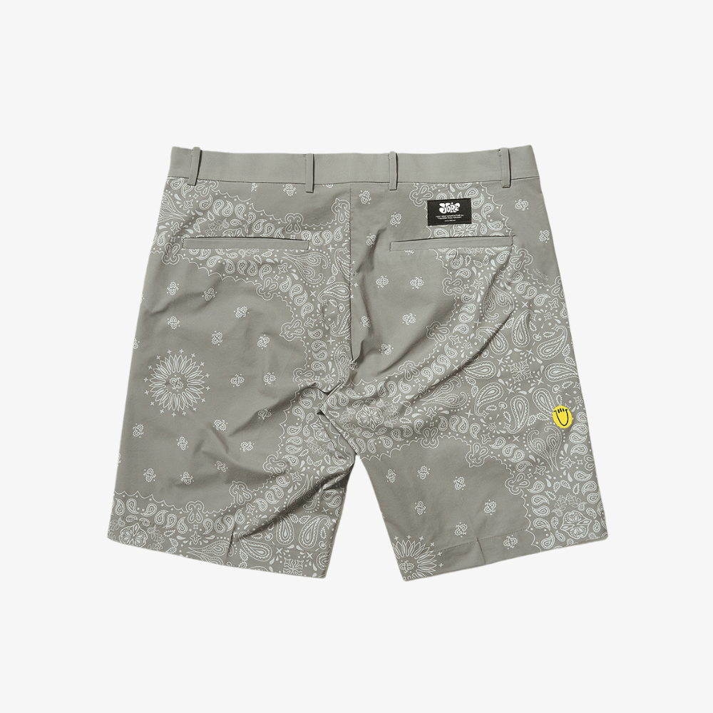 Yorf Golf Paisley Shorts Beige - Erthe Golf