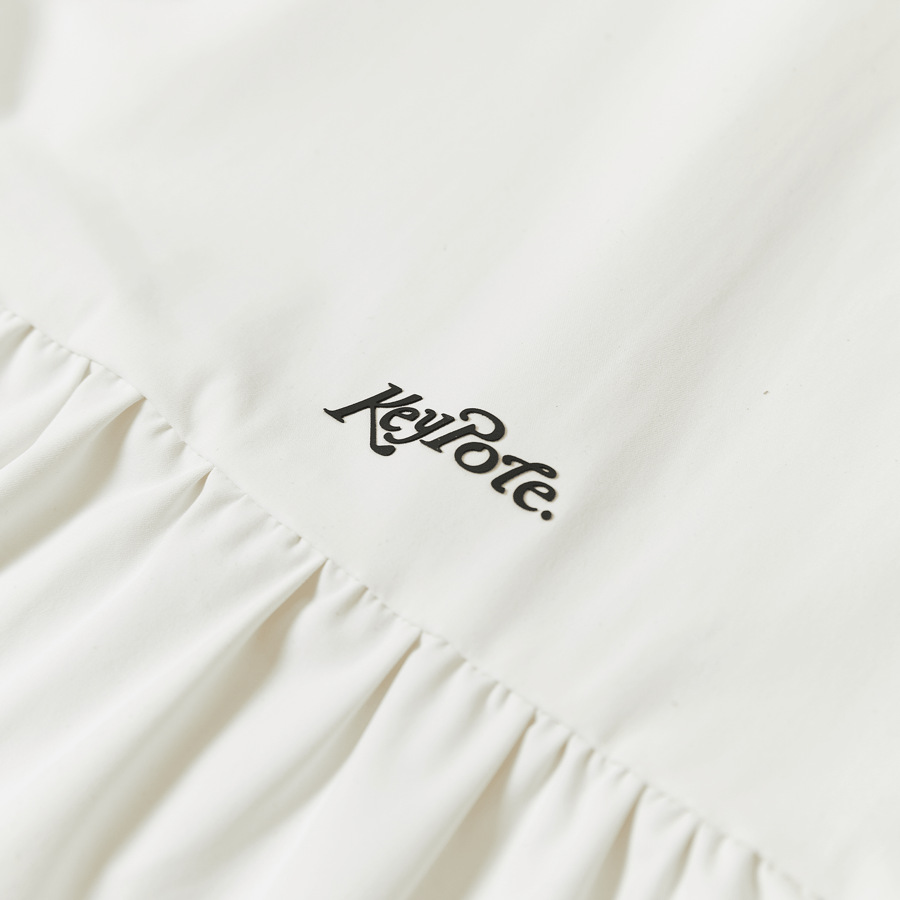 Women's A - Line Sleeveless Polo - White - Erthe Golf