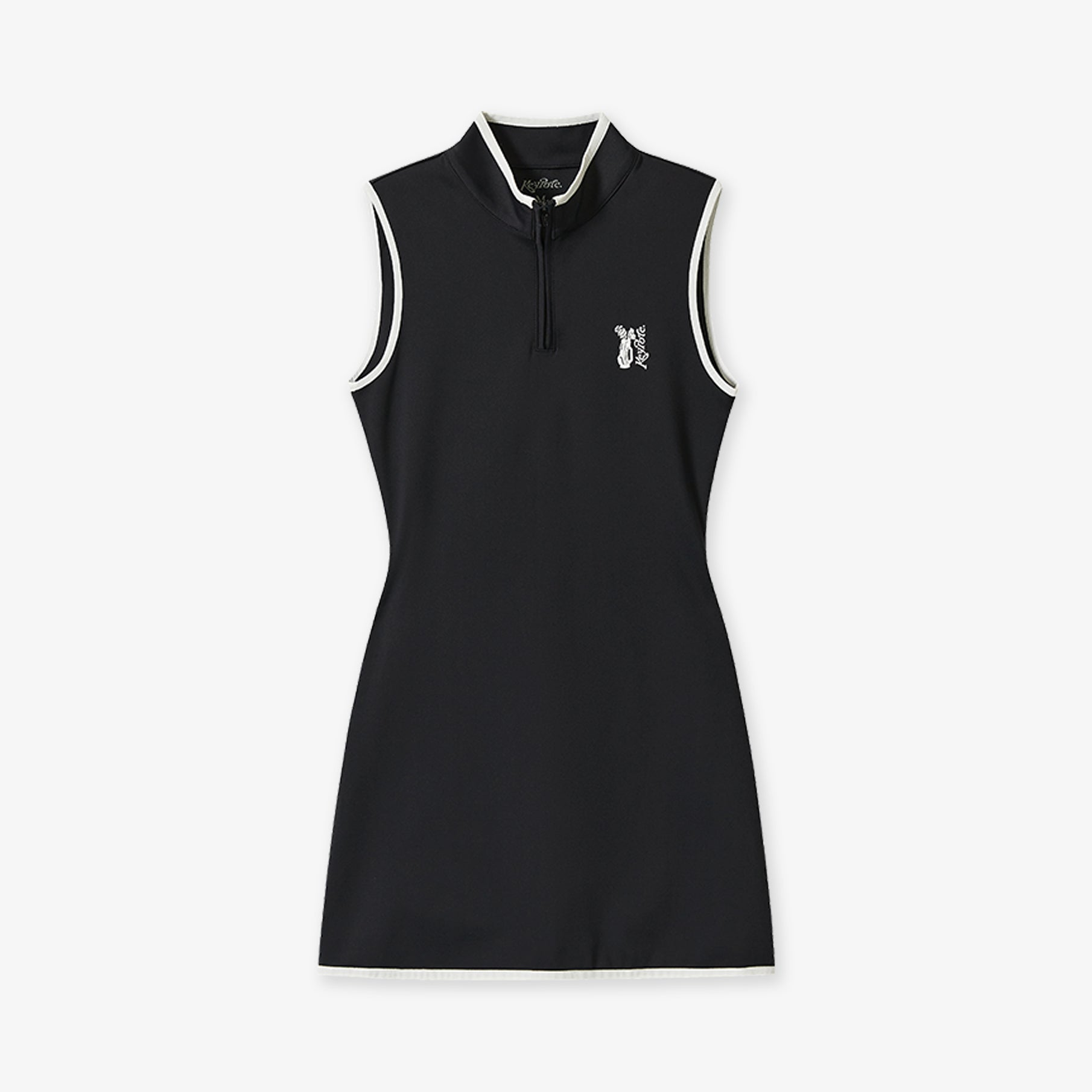 Keypote Black Sleeveless Dress - Erthe Golf