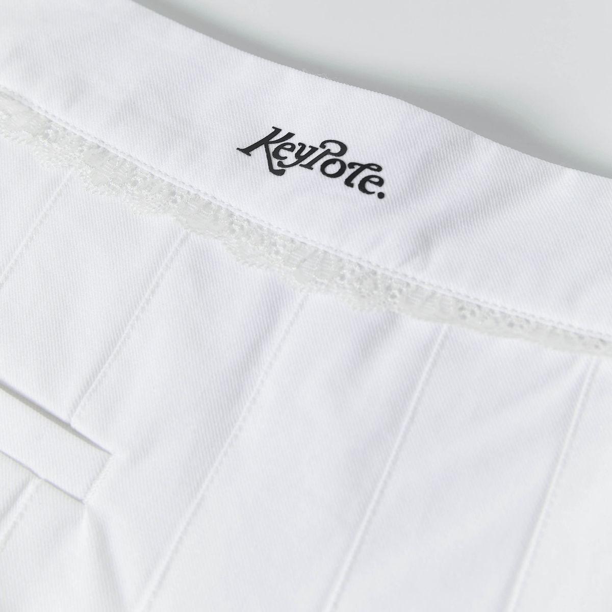 Keypote Pleated Lace White Skirt - Erthe Golf