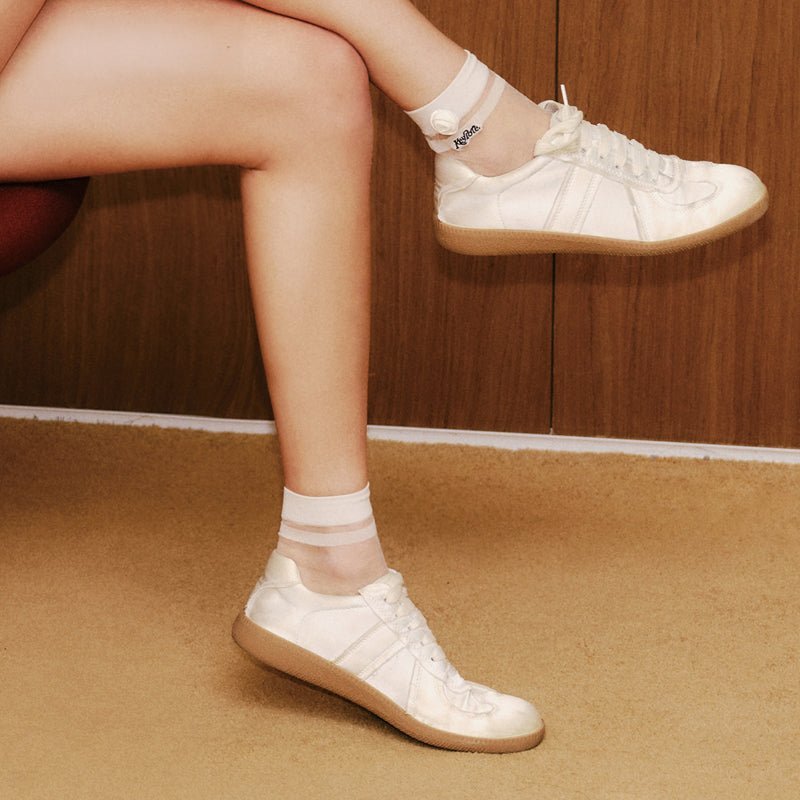 Keypote White Rose Socks - Erthe Golf
