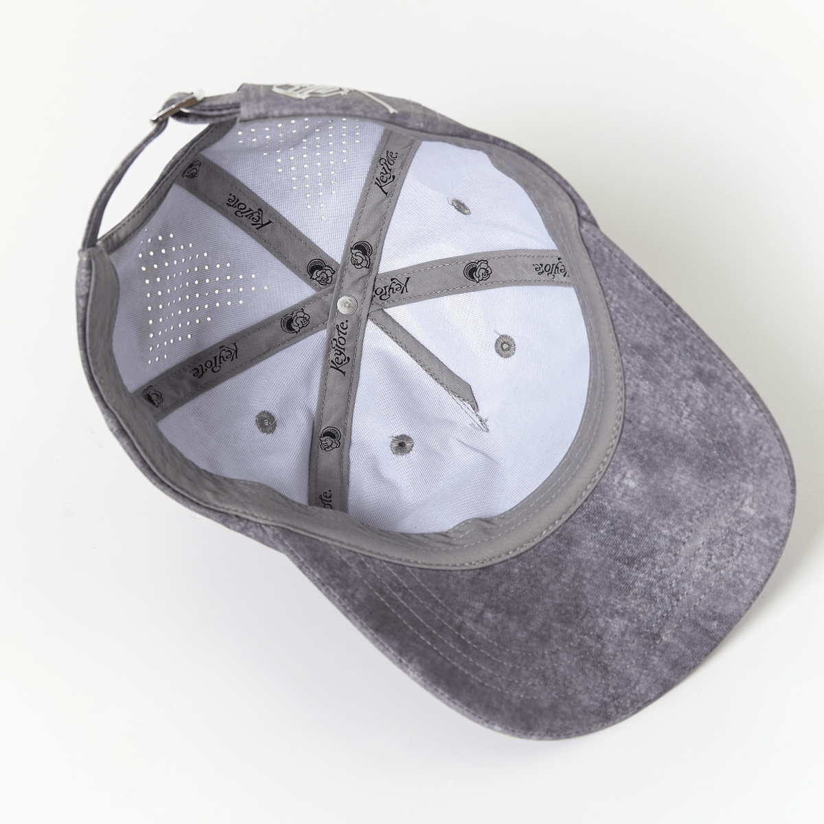 Keypote Grey Denim Dad Hat - Erthe Golf