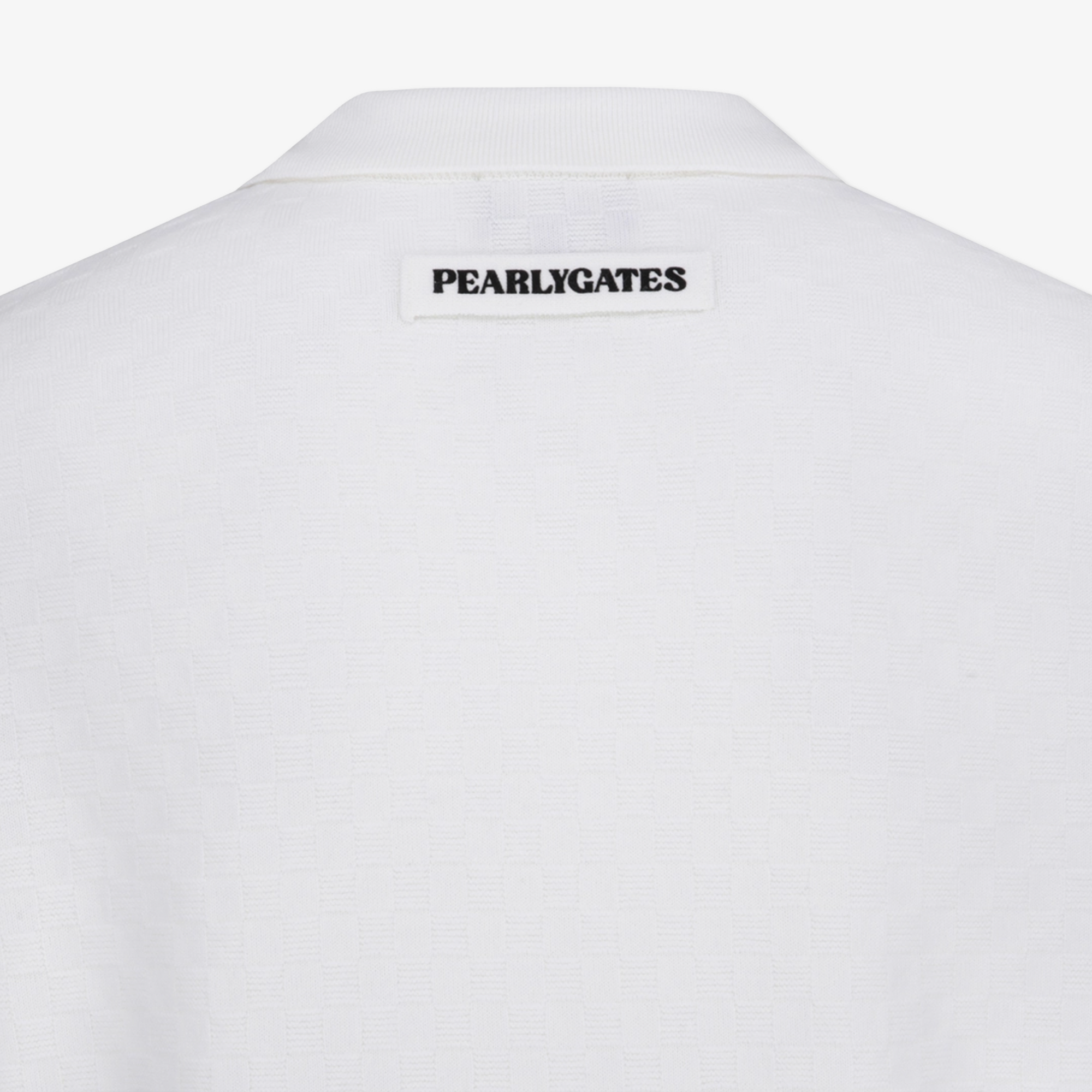 Pearly Gates Men&#39;s Long Sleeve Knit Shirt- White