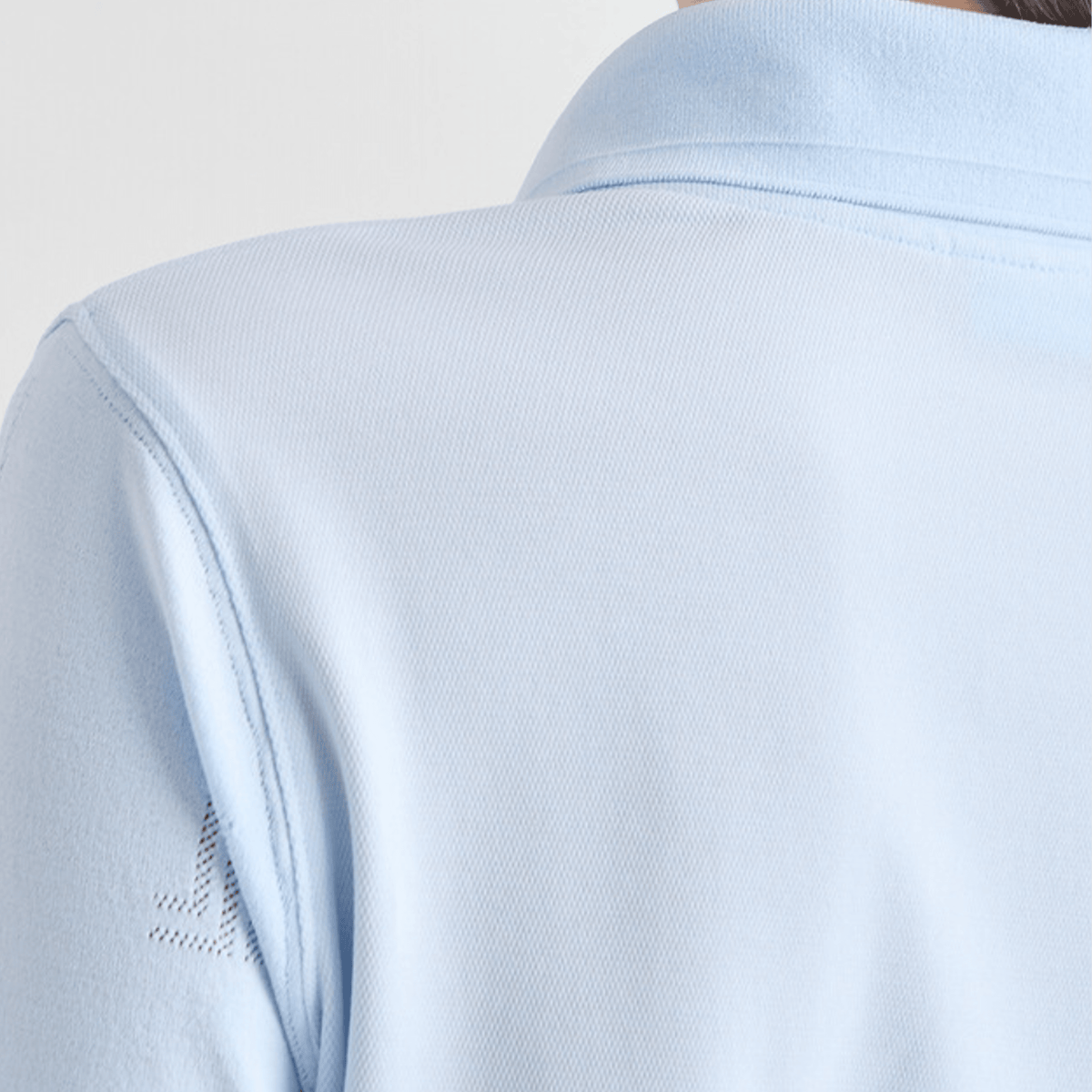 Women's Logo Stretch Polo - Light Blue - Erthe Golf