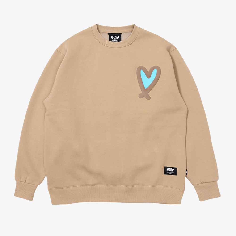 Yorf Golf Aw Tag Crewneck Brown - Erthe Golf