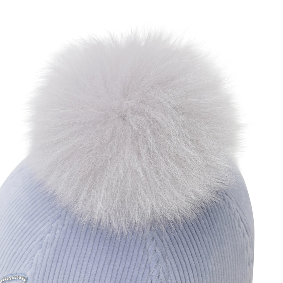 Master Bunny Edition Women's Fur Cap - Blue - Erthe Golf