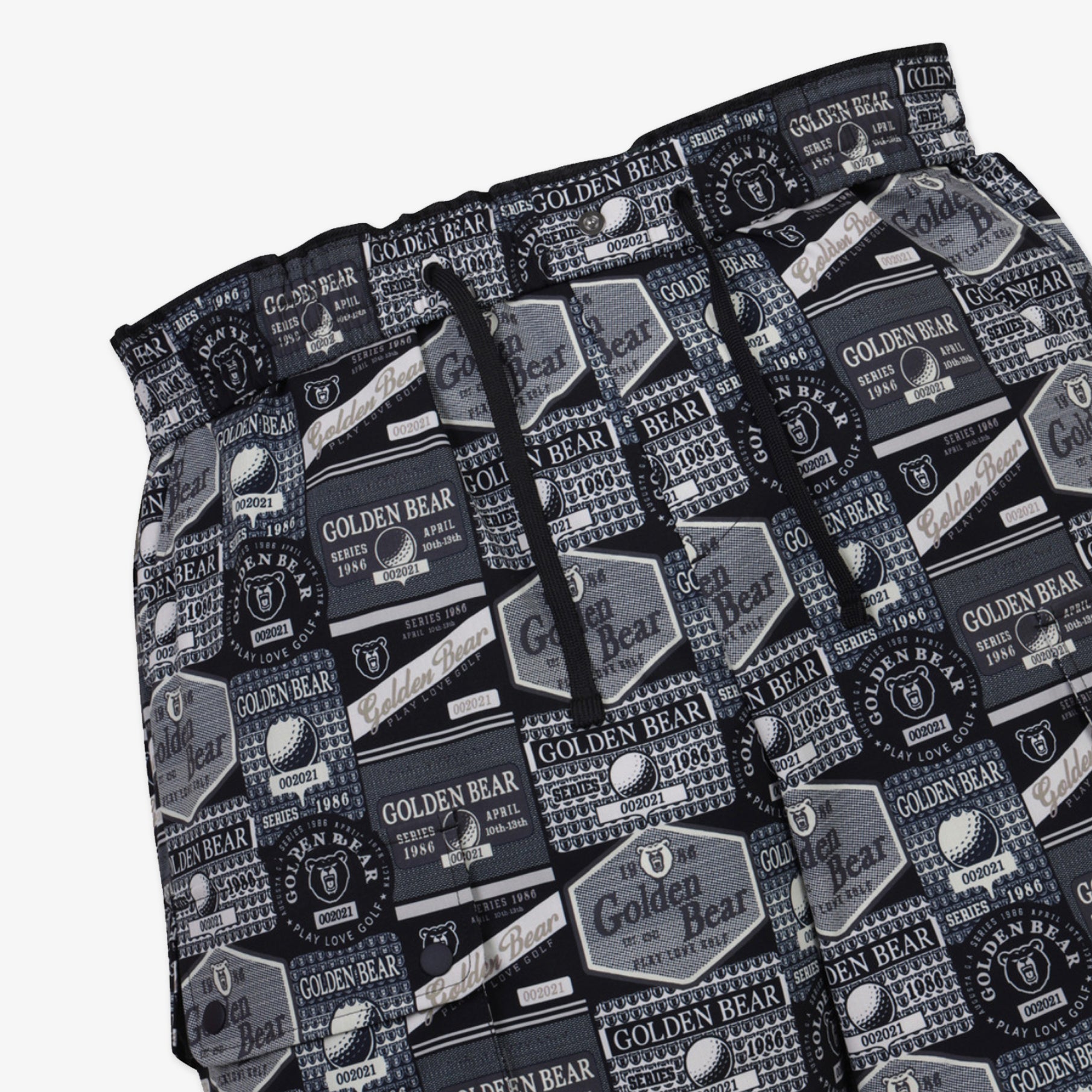 Golden Bear Unisex All-Over Printed Shorts Black