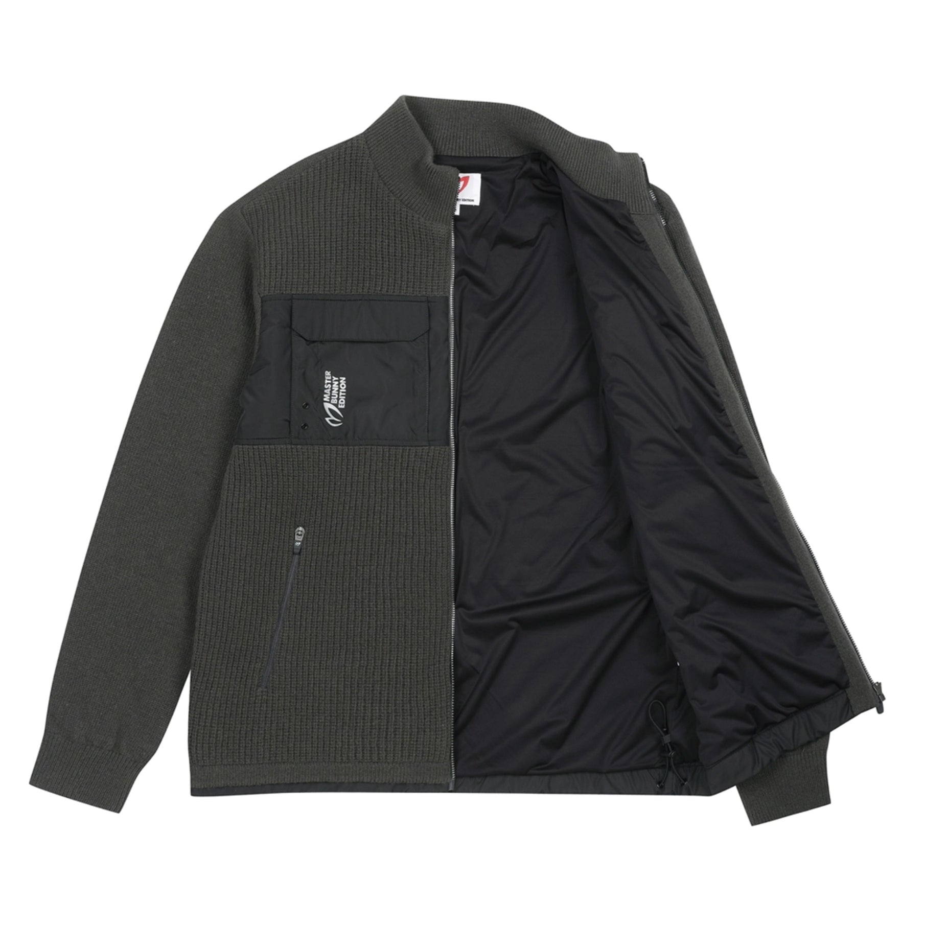 Master Bunny Edition Men&#39;s Cardigan Jacket - Grey - Erthe Golf