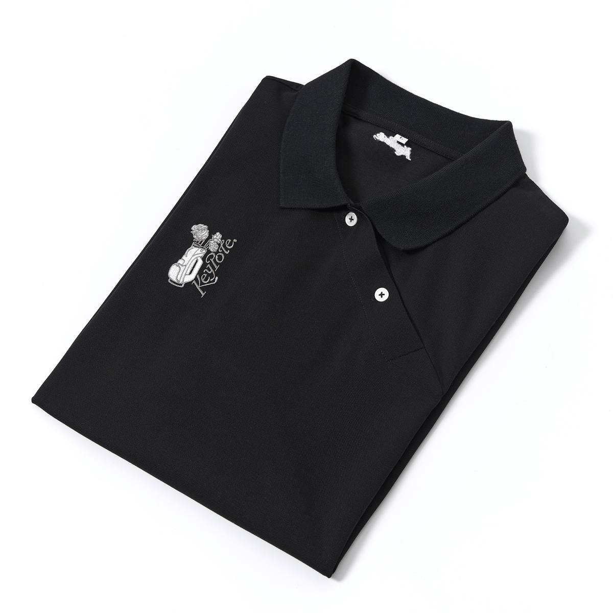 Keypote Men's Polo Shirt - Black - Erthe Golf