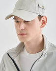 Lanvin Blanc Pocket Ball Cap - Light Grey