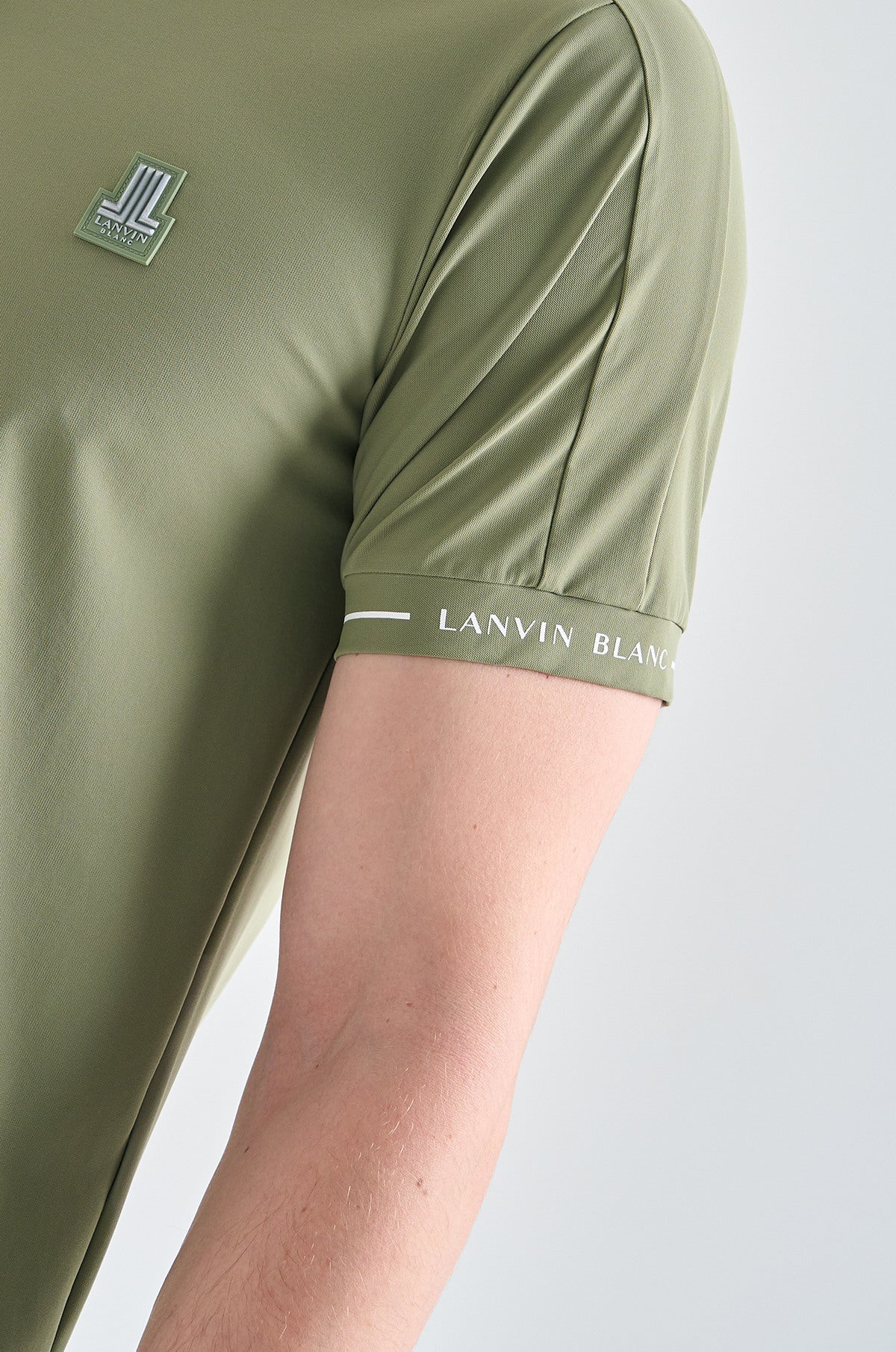 Lanvin Blanc Men&#39;s Polo - Green