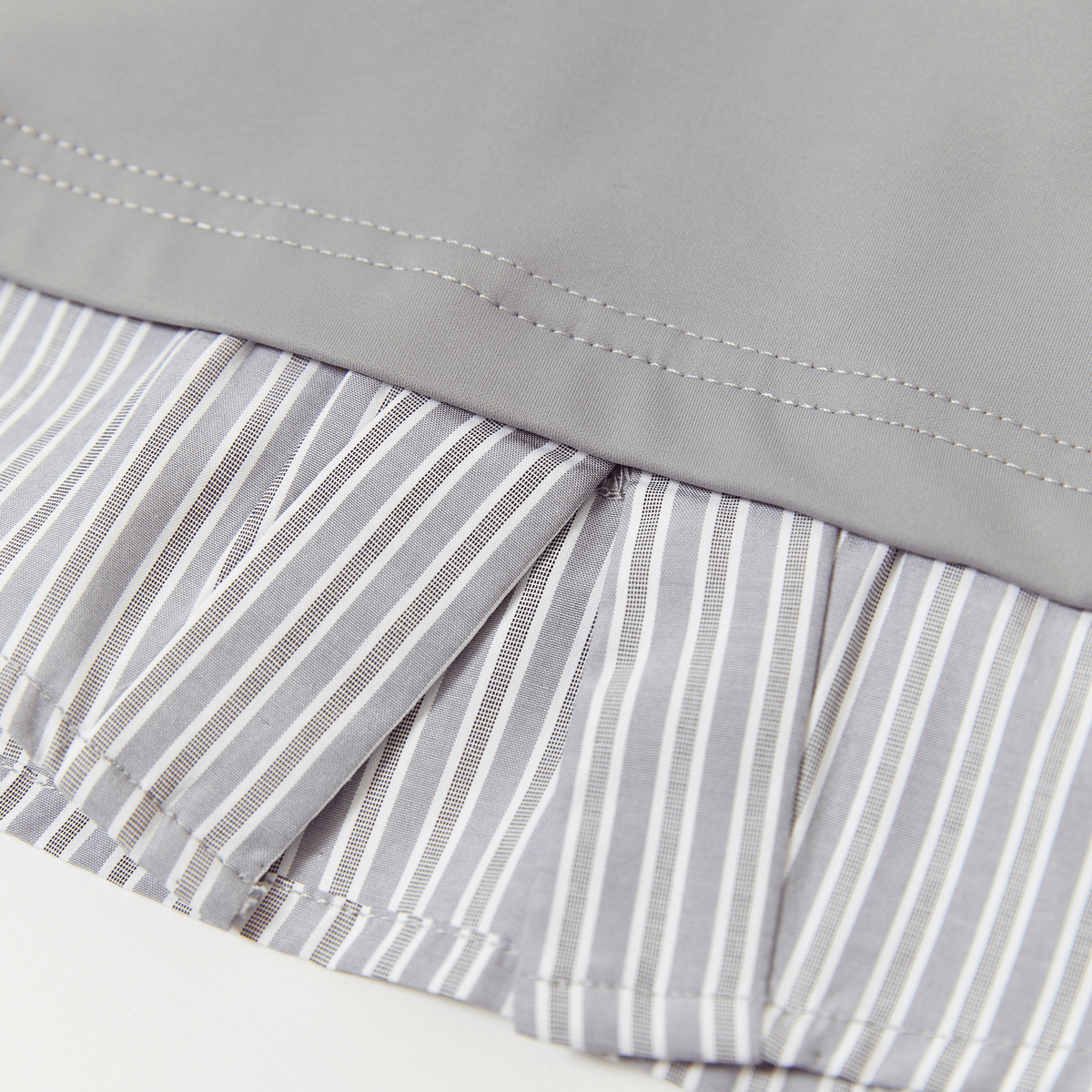 Keypote Long Sleeve Layered Polo Shirt - Grey - Erthe Golf