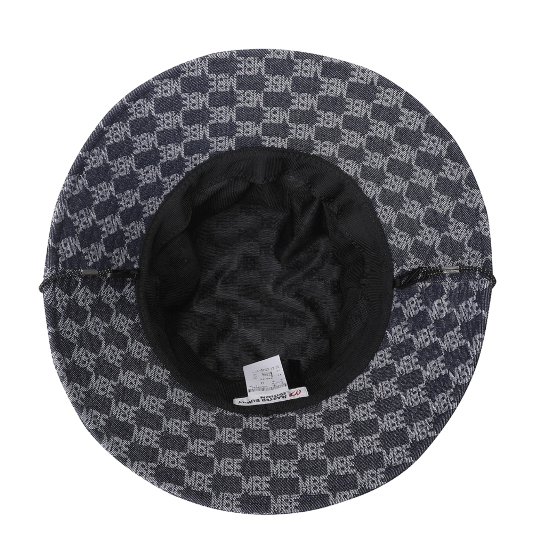 Master Bunny Edition Men&#39;s Logo Print Bucket Hat - Navy - Erthe Golf