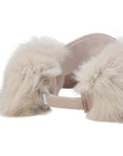 Master Bunny Edition Women's Fur Visor - Beige - Erthe Golf