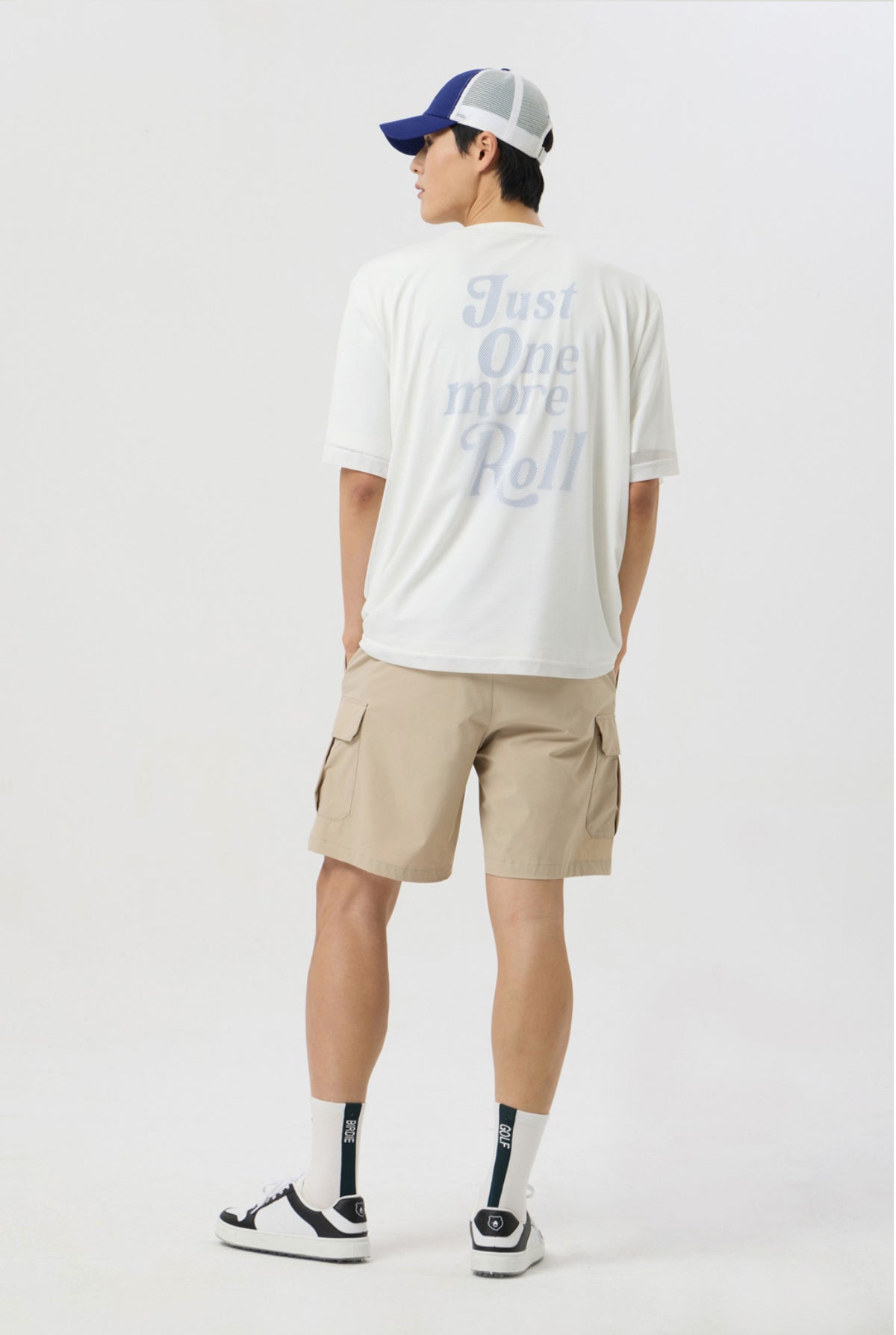 Golden Bear Cargo Pocket Shorts Beige - Erthe Golf