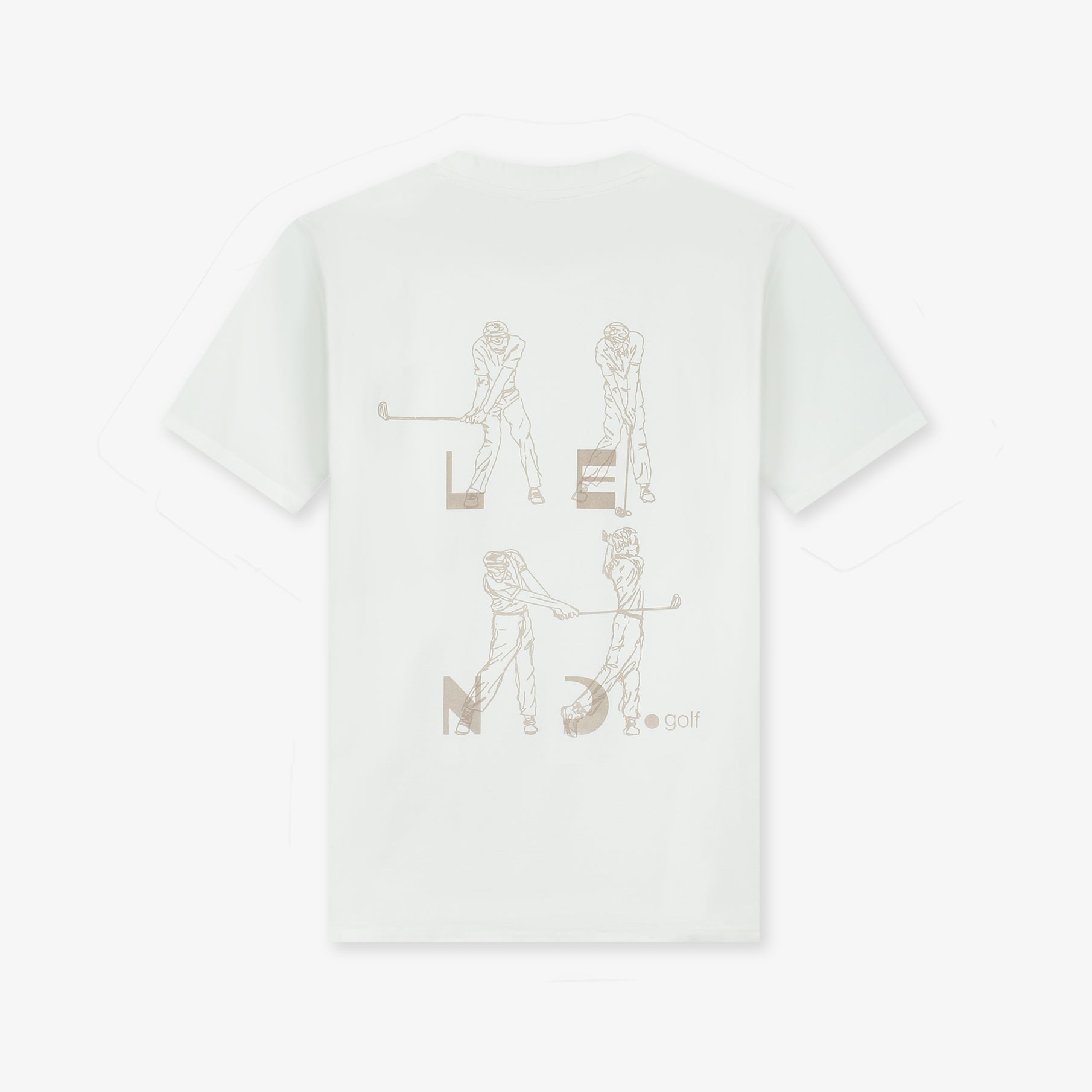 Lend Golf Unisex Swing Tshirt White - Erthe Golf
