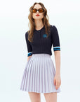 Cellty Golf Purple Swing Pleats Golf Skirt