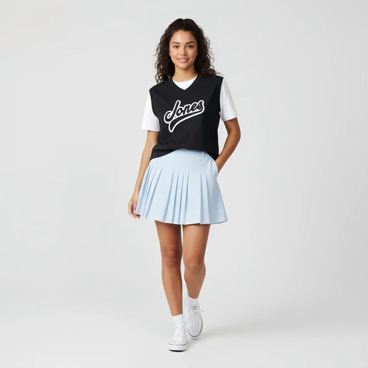 WAAC Women's Blade Pleats Skort - Blue - Erthe Golf