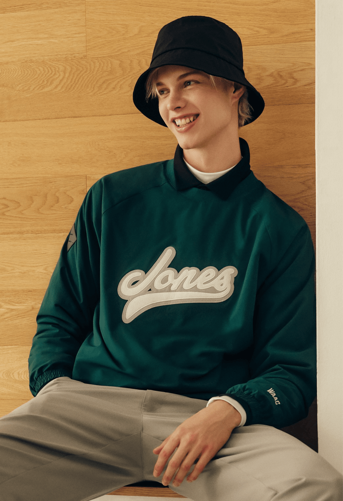WAAC X JONES Men's Pullover - Green - Erthe Golf
