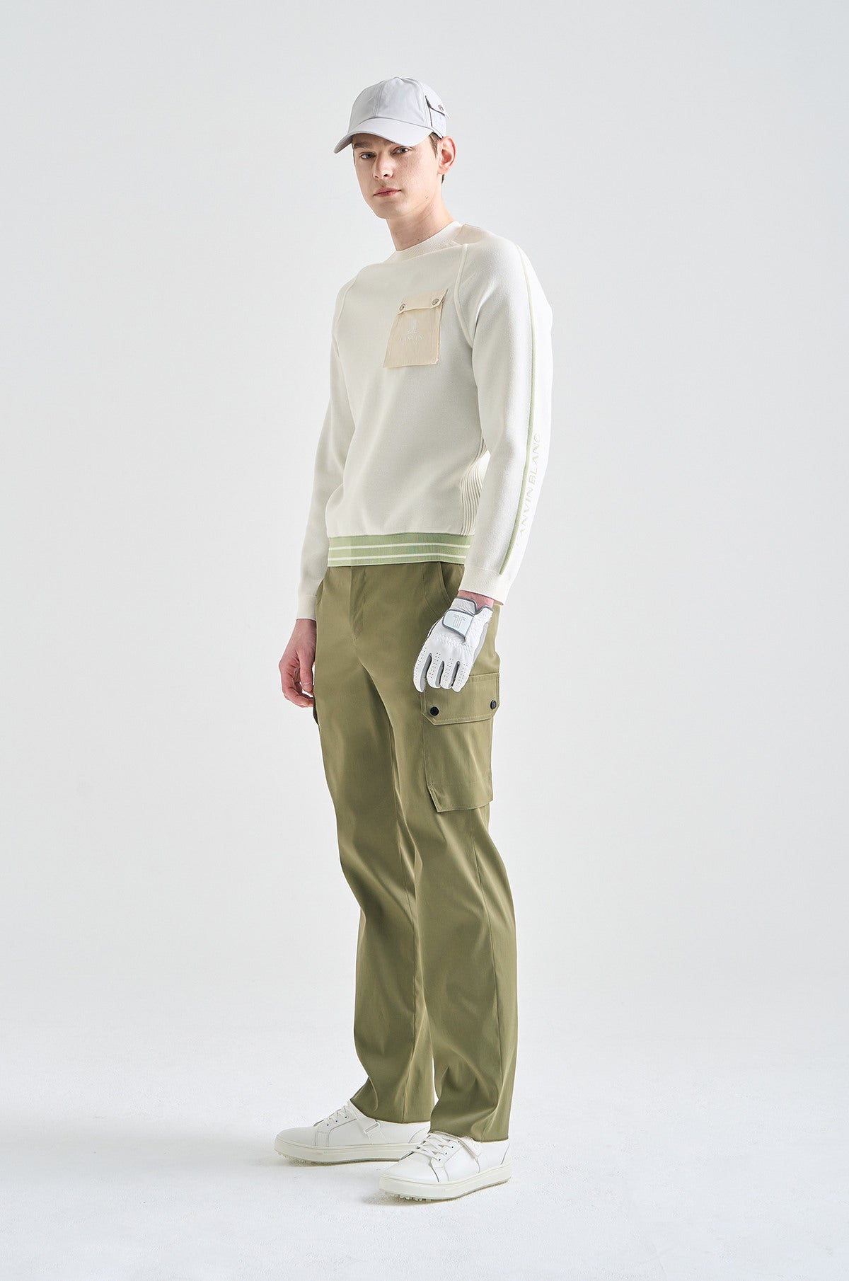 Lanvin Blanc Men&#39;s Pocket Knit Top - Off White