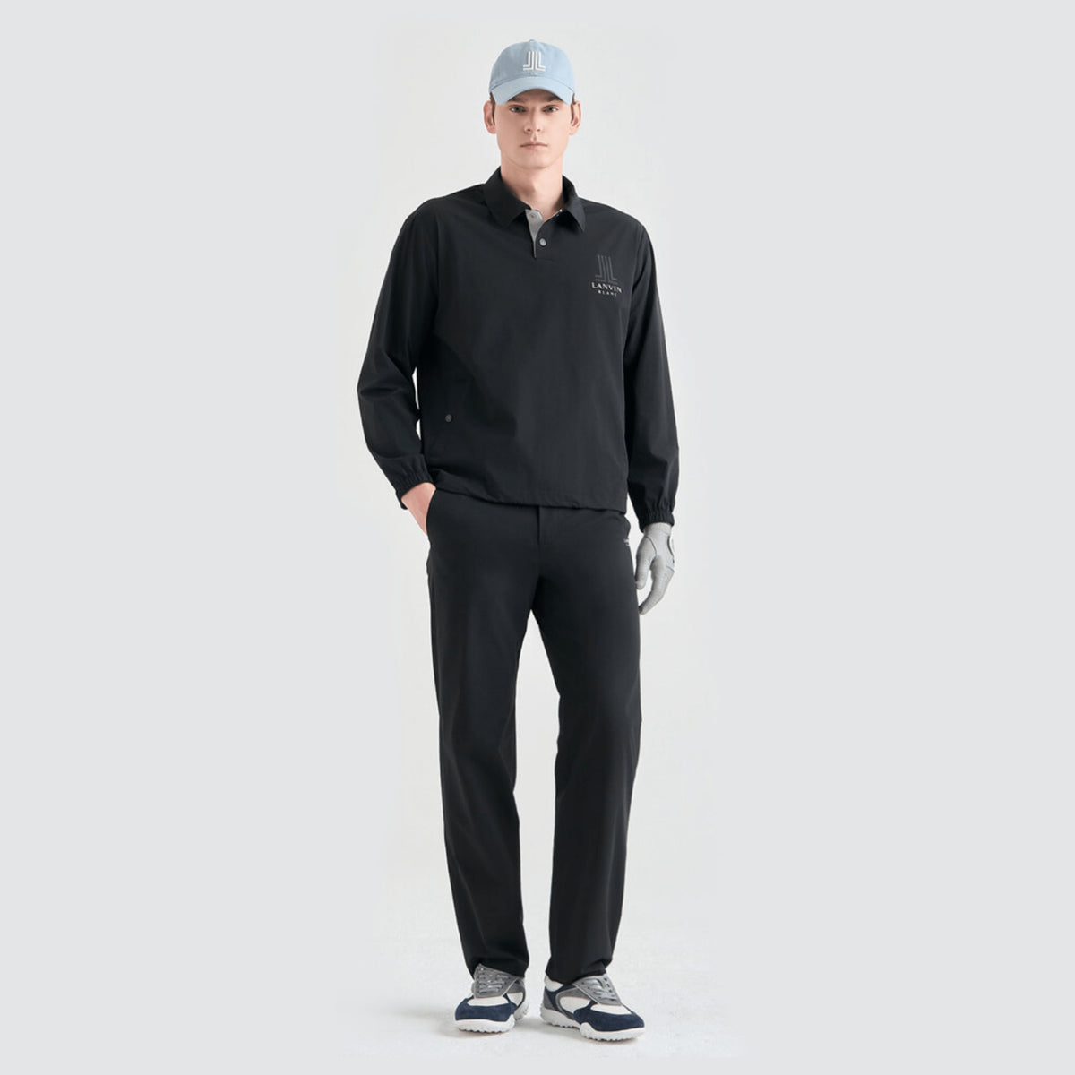 Men's Back Elastic Pants - Black - Erthe Golf