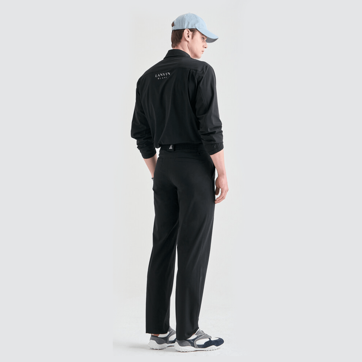 Men's Back Elastic Pants - Black - Erthe Golf