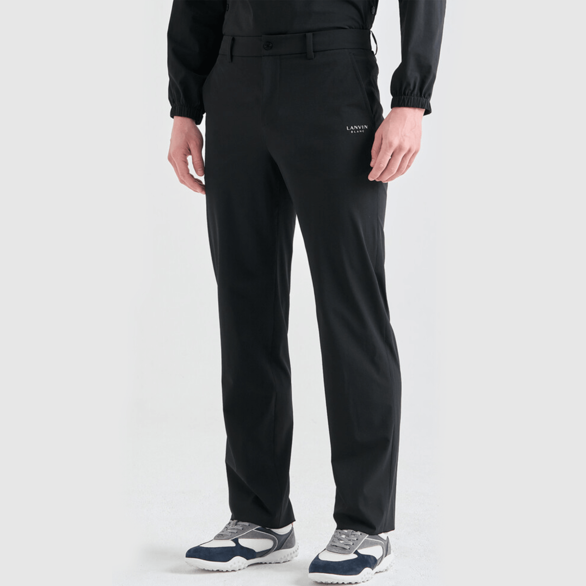 Men's Back Elastic Pants - Black - Erthe Golf