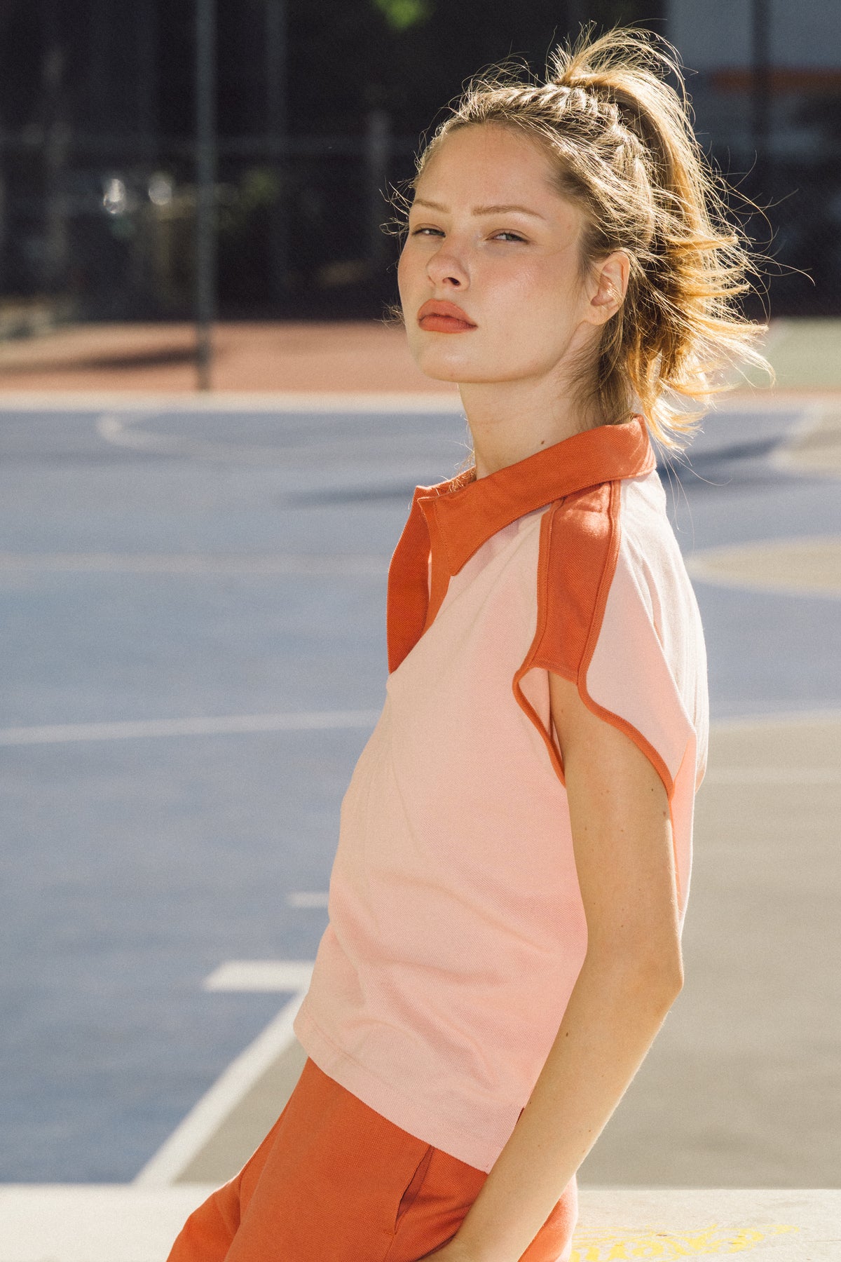 Lend Golf Women's Short - Orange - Erthe Golf