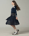 Women's Horse Riding Skirt - Navy - Erthe Golf
