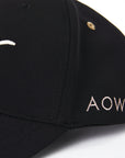 Unisex Embroidary Ball Cap - Black - Erthe Golf