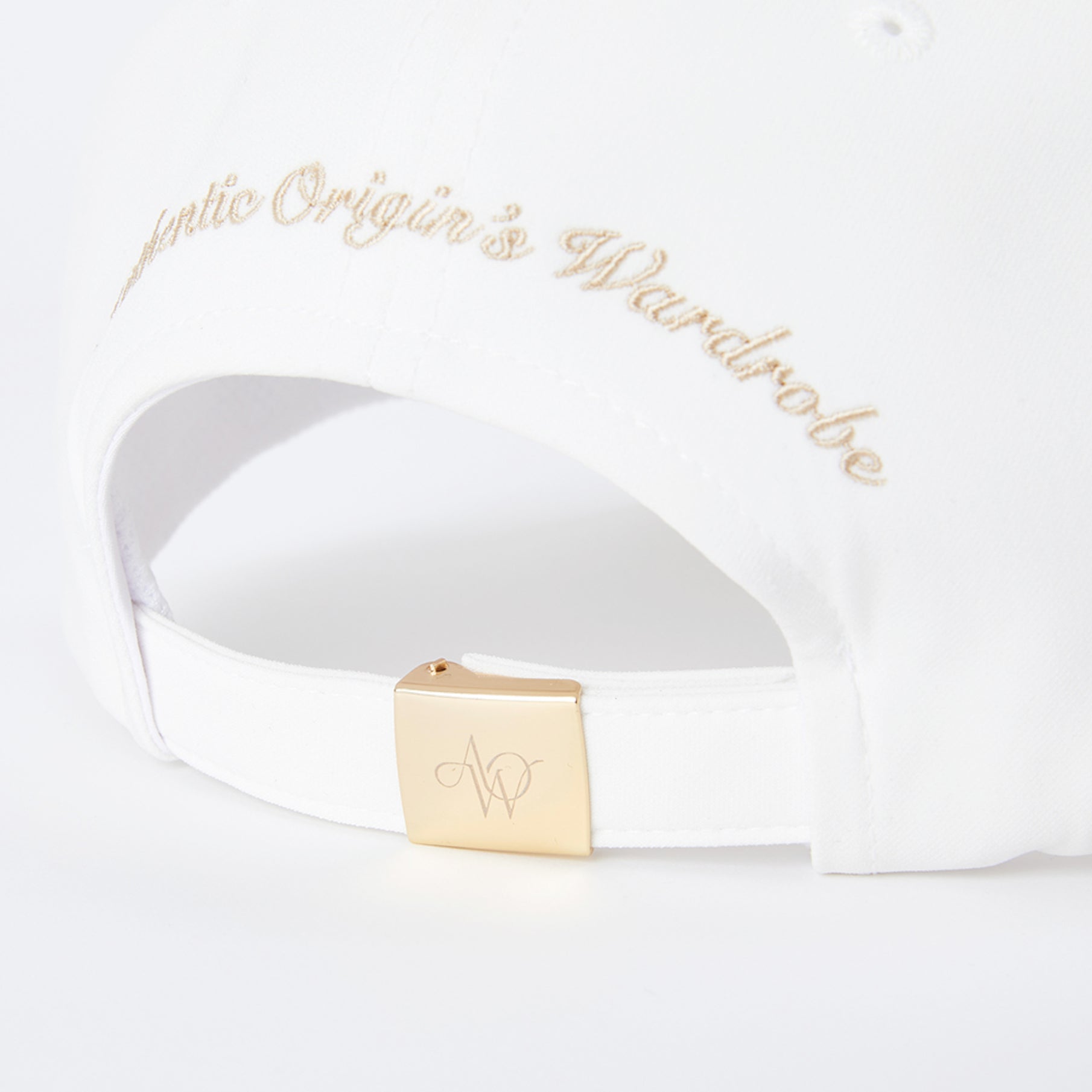 Unisex Embroidary Ball Cap - Off White - Erthe Golf