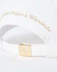 Unisex Embroidary Ball Cap - Off White - Erthe Golf