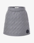 Women's Houndtooth Quilting Skirt - Gray - Erthe Golf