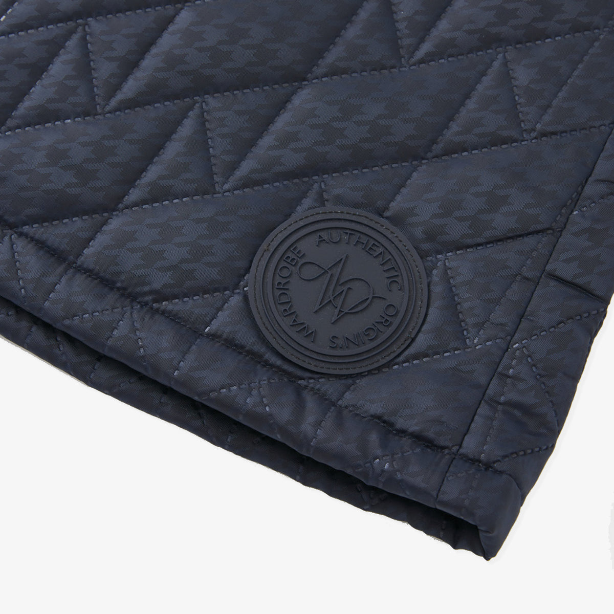Women's Houndtooth Quilting Skirt - Navy - Erthe Golf