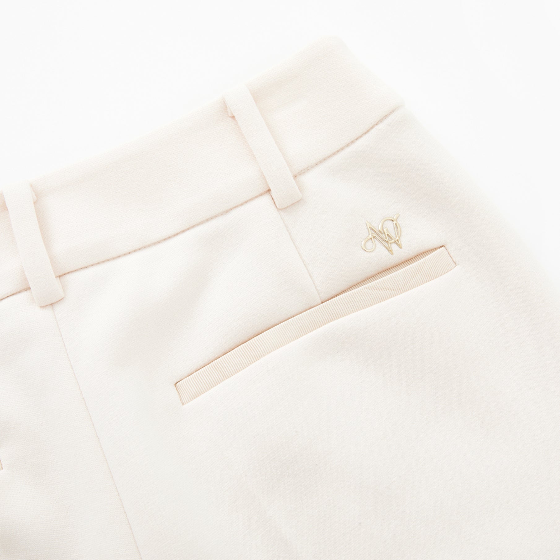 Women's Jersey Bootscut Pants - Cream - Erthe Golf