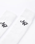 Women's Logo Long Socks - Off White - Erthe Golf