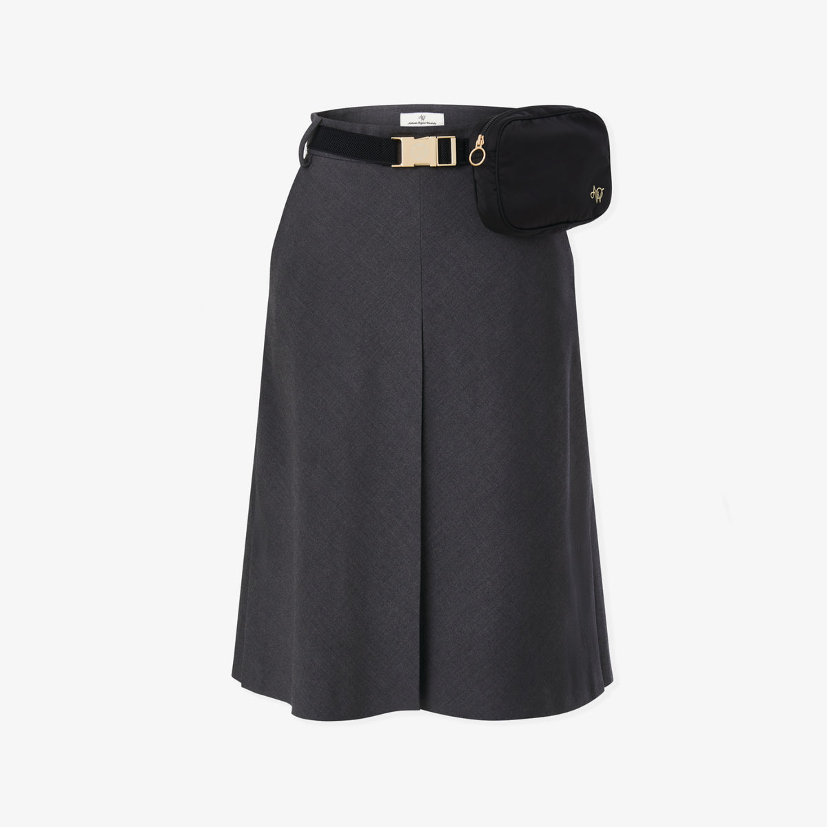 Women's Pleated Bermuda Pants - Melange Gray - Erthe Golf