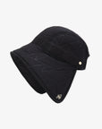 Women's Quilting Hat - Black - Erthe Golf