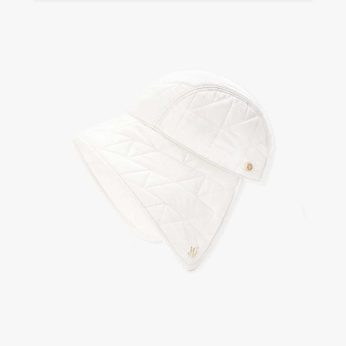 Women's Quilting Hat - Cream - Erthe Golf