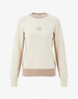 Women's Raglan Color Block Knit - Cream - Erthe Golf