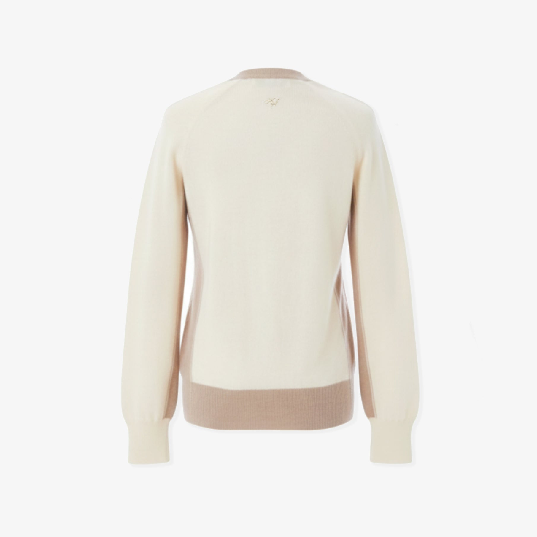 Women's Raglan Color Block Knit - Cream - Erthe Golf